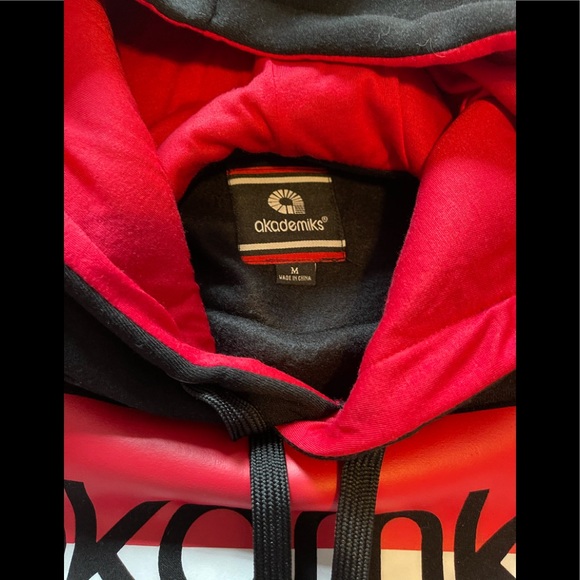 Akademiks Logo Pullover Fleece Hoodie - Picture 3 of 3